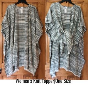 🤩Women’s Open Front Knit Topper/Cardigan🤩